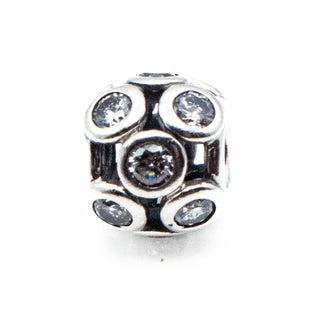 PANDORA Retired Whimsical Lights Sterling Silver Charm With Clear Zirconia