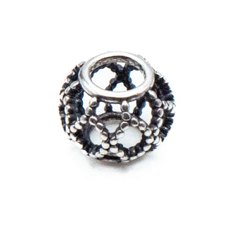 PANDORA Retired Wanderlust Sterling Silver Openworks Charm Bead