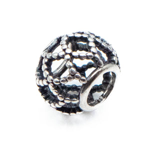 PANDORA Retired Wanderlust Sterling Silver Openworks Charm Bead