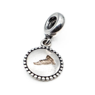 PANDORA Rare Banff Canada Travel Dangle Sterling Silver Charm
