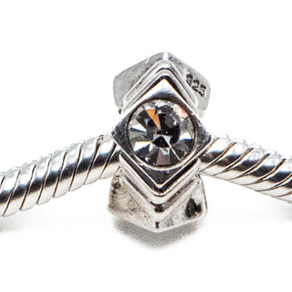 CHAMILIA Diamond Shape Sterling Silver Charm