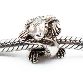 Alligator Sterling Silver Animal Charm Bead