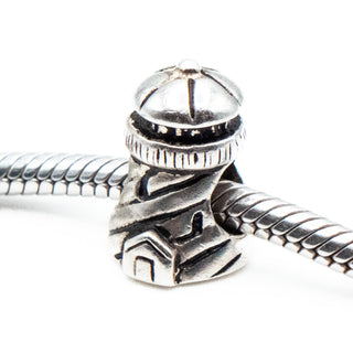 Lighthouse Sterling Silver Charm Bead