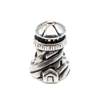 Lighthouse Sterling Silver Charm Bead