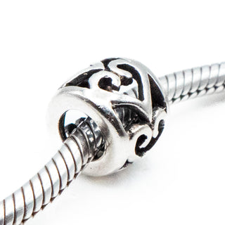 Charm Company Filigree Heart Sterling Silver Charm Bead