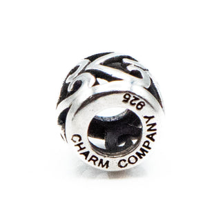 Charm Company Filigree Heart Sterling Silver Charm Bead