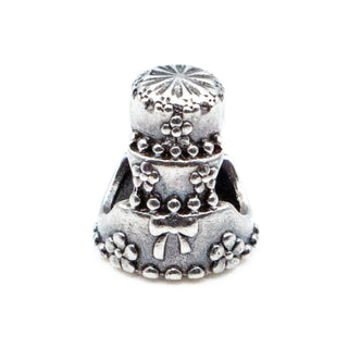 PERSONA Wedding Cake Charm Sterling Silver Bead