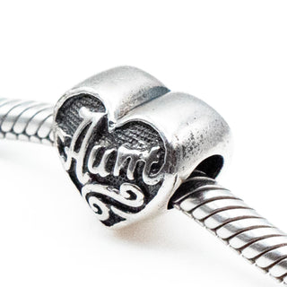 ZABLE Aunt Heart Sterling Silver Charm