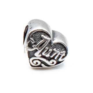 ZABLE Aunt Heart Sterling Silver Charm