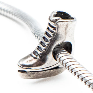 Reflections Ice Skate Bead Sterling Silver Charm