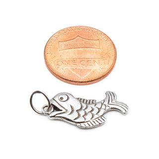 Sterling Silver Fish Charm