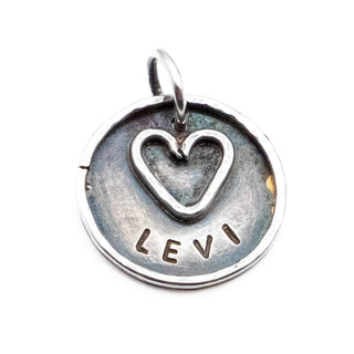 Levi With Love Sterling Silver Charm Pendant