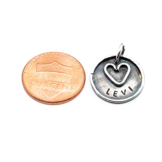 Levi With Love Sterling Silver Charm Pendant