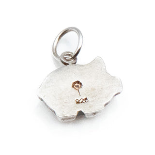 Sterling Silver Pig Dangle Charm