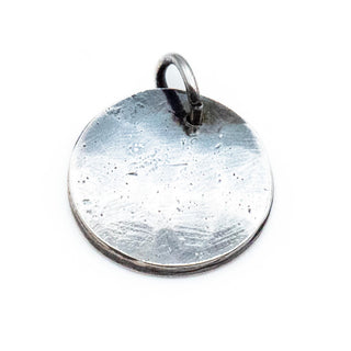 Oxidized Initial Letter L Sterling Silver Monogram Charm
