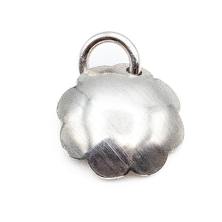 Initial Letter D Sterling Silver Charm Pendant