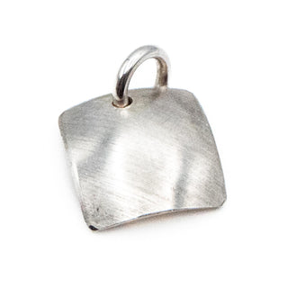Initial Letter L Sterling Silver Charm Pendant
