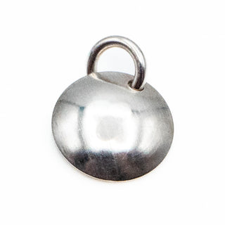 Initial Letter I Sterling Silver Charm Pendant