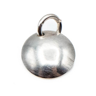 Initial Letter D Sterling Silver Charm Pendant