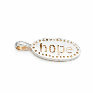 Hope Sterling Silver Charm Pendant