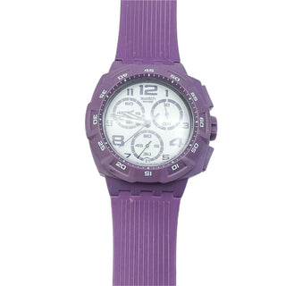 Swatch The Originals Purple Funk Chronograph Watch SUIV400