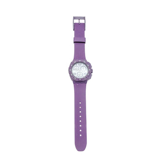 Swatch The Originals Purple Funk Chronograph Watch SUIV400