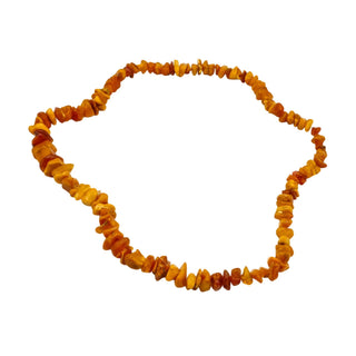 Vintage Baltic Amber Chip Necklace 24 Inches