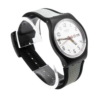 Swatch Jelly In Jelly Grey Relief Watch SUJB703