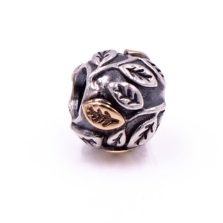 Pandora Retired Tree of Life Sterling Silver 14K Gold Charm