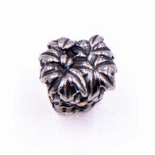 Pandora Retired Palm Tree Sterling Silver & 14K Gold Coconuts Charm