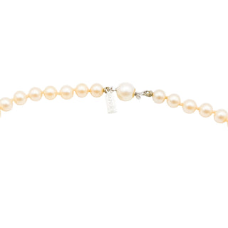 Vintage Marvella Faux Pearl Necklace Classic White Strand Elegant Bridal Jewelry