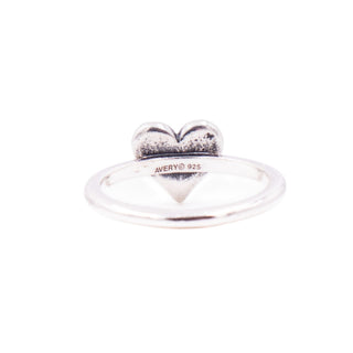 James Avery Delicate Heart Initial A Sterling Silver Ring Size 5.5