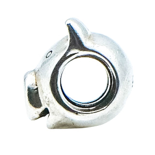 Pandora Pig Sterling Silver Charm Happy Smiling Pig Retired