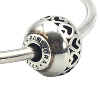 Pandora Essence Love Sterling Silver Charm With Band of Hearts
