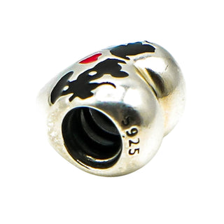 Pandora Rare Disney Mickey And Minnie Kiss Sterling Silver Charm