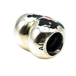 Pandora Rare Disney Mickey And Minnie Kiss Sterling Silver Charm