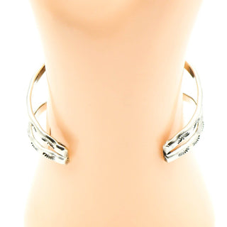 Mae Peshlakai Native American Turquoise Cuff Bracelet Sterling Silver 7 Inches