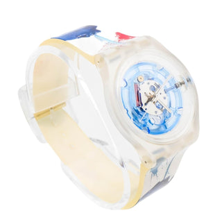 Swatch Jelly In Jelly Swatch Blue (Blue Man Group) Watch SUJK104C