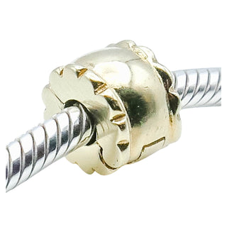 PANDORA 14K Gold Beveled Clip