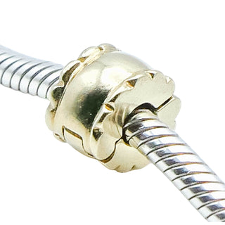 PANDORA 14K Gold Beveled Clip