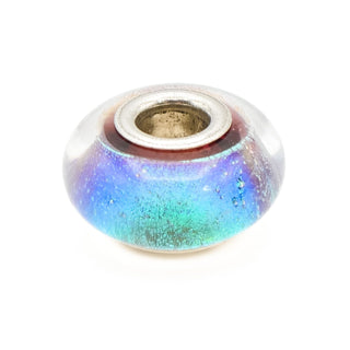 Chamilia Iridescent Collection Blue Spectrum Murano Glass Charm With Sterling Silver Core