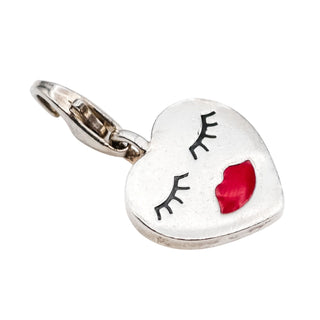 Thomas Sabo Sleeping Heart Sterling Silver Charm Pendant