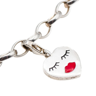 Thomas Sabo Sleeping Heart Sterling Silver Charm Pendant
