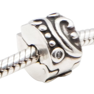 Pandora Clear Tendril Sterling Silver Clip Charm 790380 Retired