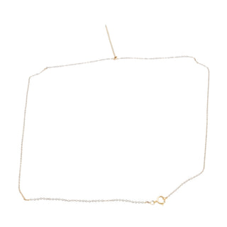 Minimalist Bar 14K 1/20 Gold Filled Lariat Necklace  20 Inches