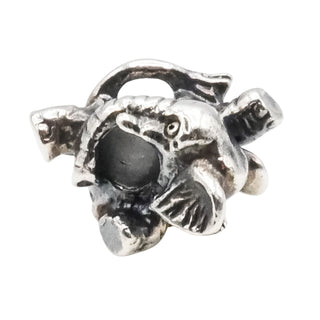 Authentic Trollbeads Circus Elephant Sterling Silver Bead – Retired