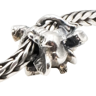 Authentic Trollbeads Circus Elephant Sterling Silver Bead – Retired