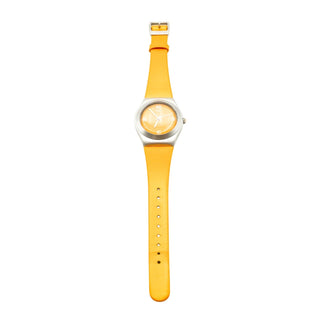 Swatch Irony Medium Falling Star Orange Watch YLS1013
