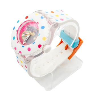 Swatch Scuba Libre Happy Dots Multi-Color Polka Dots Ladies Watch SUUK108