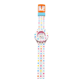 Swatch Scuba Libre Happy Dots Multi-Color Polka Dots Ladies Watch SUUK108